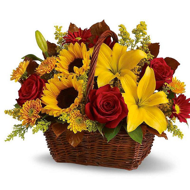 Foto Autumn Air Floral Basket