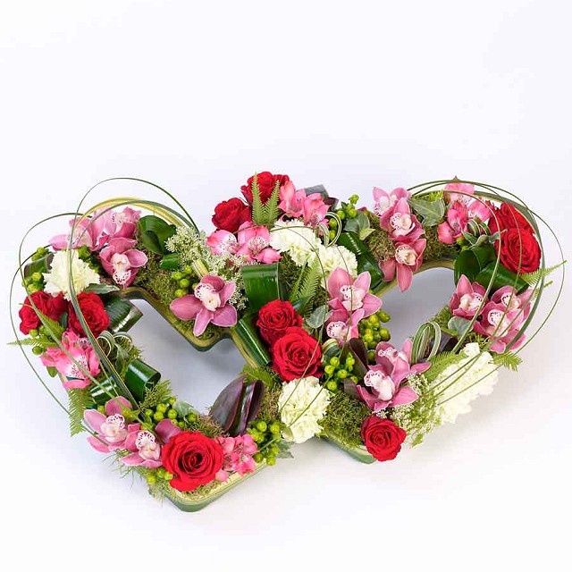 Foto Double flower heart