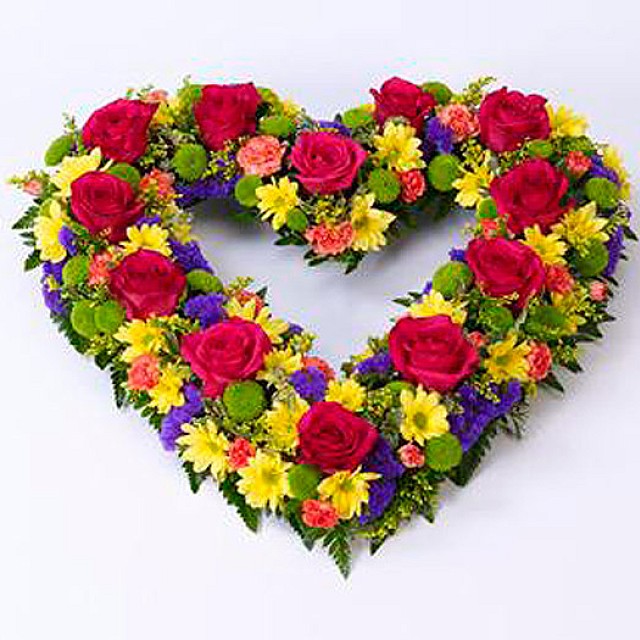 Foto Multicolor open heart