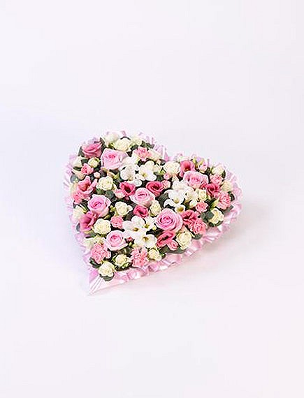 Foto White and rose heart