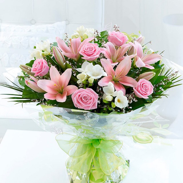 Foto Bouquet of exotic flowers